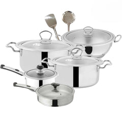 Alpha Cuisine Stainless Steel Gift Set – 12 Pcs