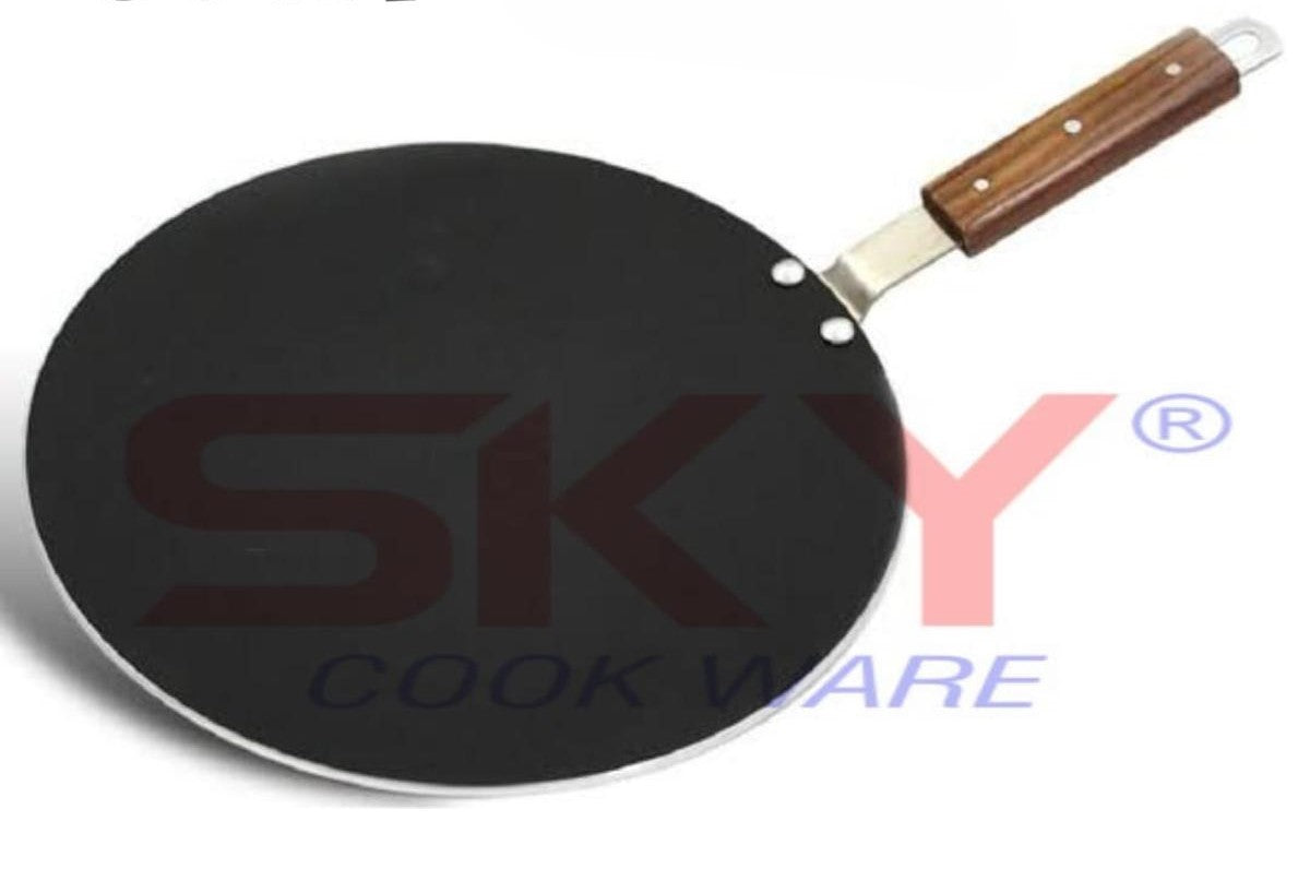 SKY Non-Stick Tawa with Wooden Handle