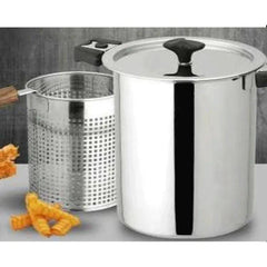 Alpha Heavy Duty Stainless Steel Gas Deep Fryer 19cm