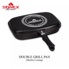 Sonex Double Delight Grill Pan – Marble Non-Stick