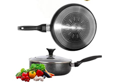 Sonex Induction Classic Fry Pan with Glass Lid – Non-Stick
