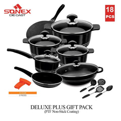 SONEX Deluxe Plus 18-Piece Die-Cast Gift Pack – Non-Stick
