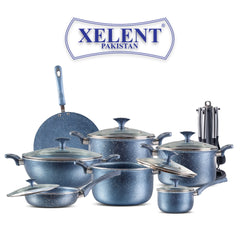 XELENT Grand Marble Coated 21pcs Gift set (GRANITE)