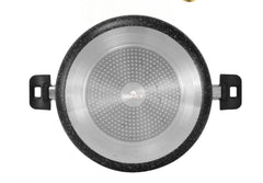 Sonex Induction Galaxy 28 cm Non-Stick Casserole with Glass Lid
