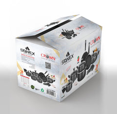 Sonex Crown Non-Stick Cookware Gift Pack 21 Pcs