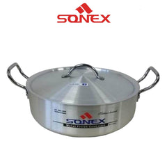 Sonex Flat Karahi – Metal Finish  2-6