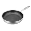 German Honeycomb Double Sided Frying Pan without Lid –  Laser Coated stainless Steel