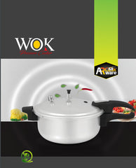 AR Wok/Karahi Pressure Cooker with Glass Lid