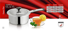 Alpha Durable Stainless Steel Sauce Pan