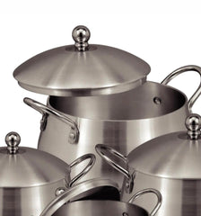 Sonex Omega Set 1-5 – Premium Belly-Shape Metal Finish Cookware Set