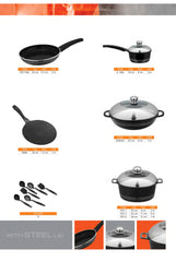 Sonex Italia 20-Pcs Die-Cast Non-Stick Cookware Set