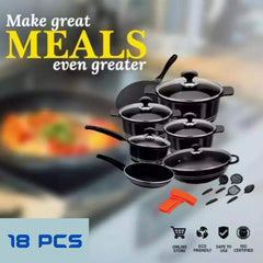 SONEX Deluxe Plus 18-Piece Die-Cast Gift Pack – Non-Stick