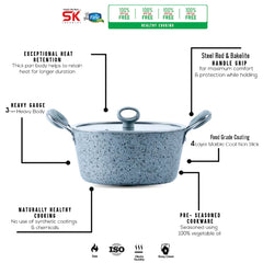 SK Signature Marble Coated Casserole