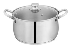 Sonex Elegant Gift Pack – 12 Pieces Stainless Steel with Glass Lid
