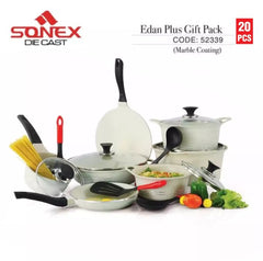 SONEX Eden Plus 20-Piece Gift Pack White Colour –Die-Cast