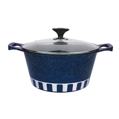 RK Cresta 17 Pcs Die-Cast Cookware Gift Pack Blue