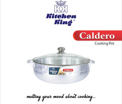 Kitchen King Caldero Pot with Glass Lid