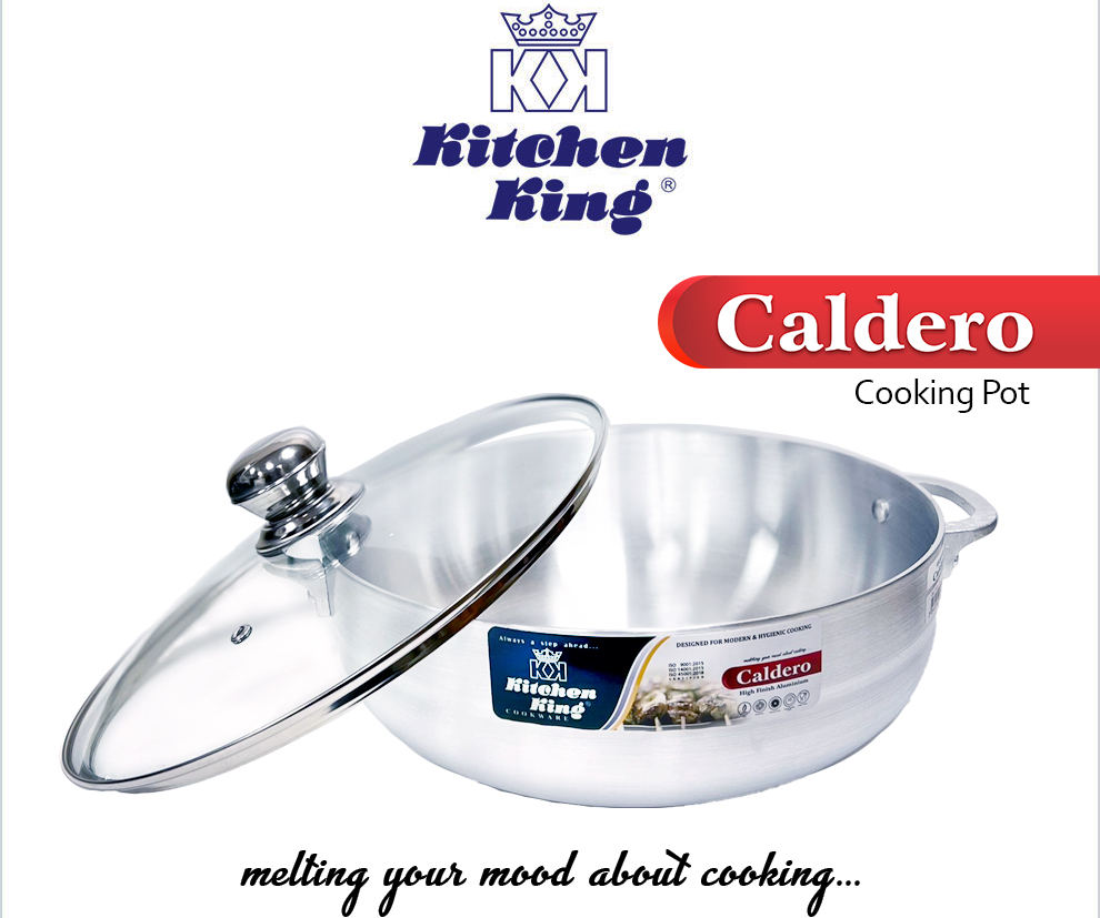 Kitchen King Caldero Pot with Glass Lid
