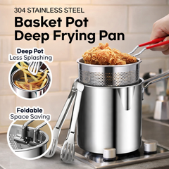 Stainless Steel Deep Frying Pot