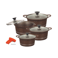 SONEX Eden King 10-Pcs Gift Pack – Die-Cast Marble Coating Brown