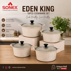 SONEX Eden King 10-Pcs Gift Pack – Die-Cast Marble Coating Multi colour