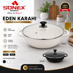 Sonex Eden Karahi Die Cast –  Ceramic Marble Non-Stick