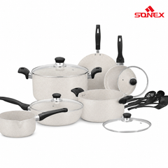 Sonex Dekan Non-Stick Cookware Gift Set 16 Pcs