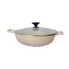 RK Cresta 18 Pcs Die-Cast Cookware Gift Pack White