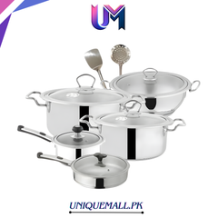 Alpha Cuisine Stainless Steel Gift Set – 12 Pcs