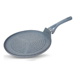 Marble Coated Signature Grill Pan – Gray | Premium Non-Stick BBQ & Searing Pan - Kingbazar.pk