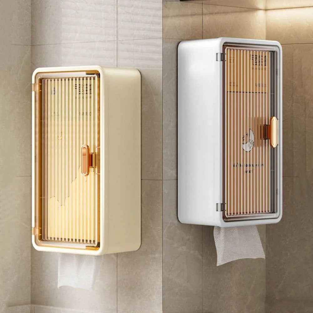 Bathroom Suction Storage Box – Wall Mounted Organizer
