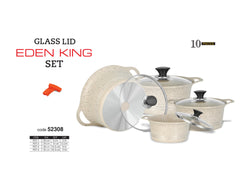 SONEX Eden King 10-Pcs Gift Pack – Die-Cast Marble Coating White