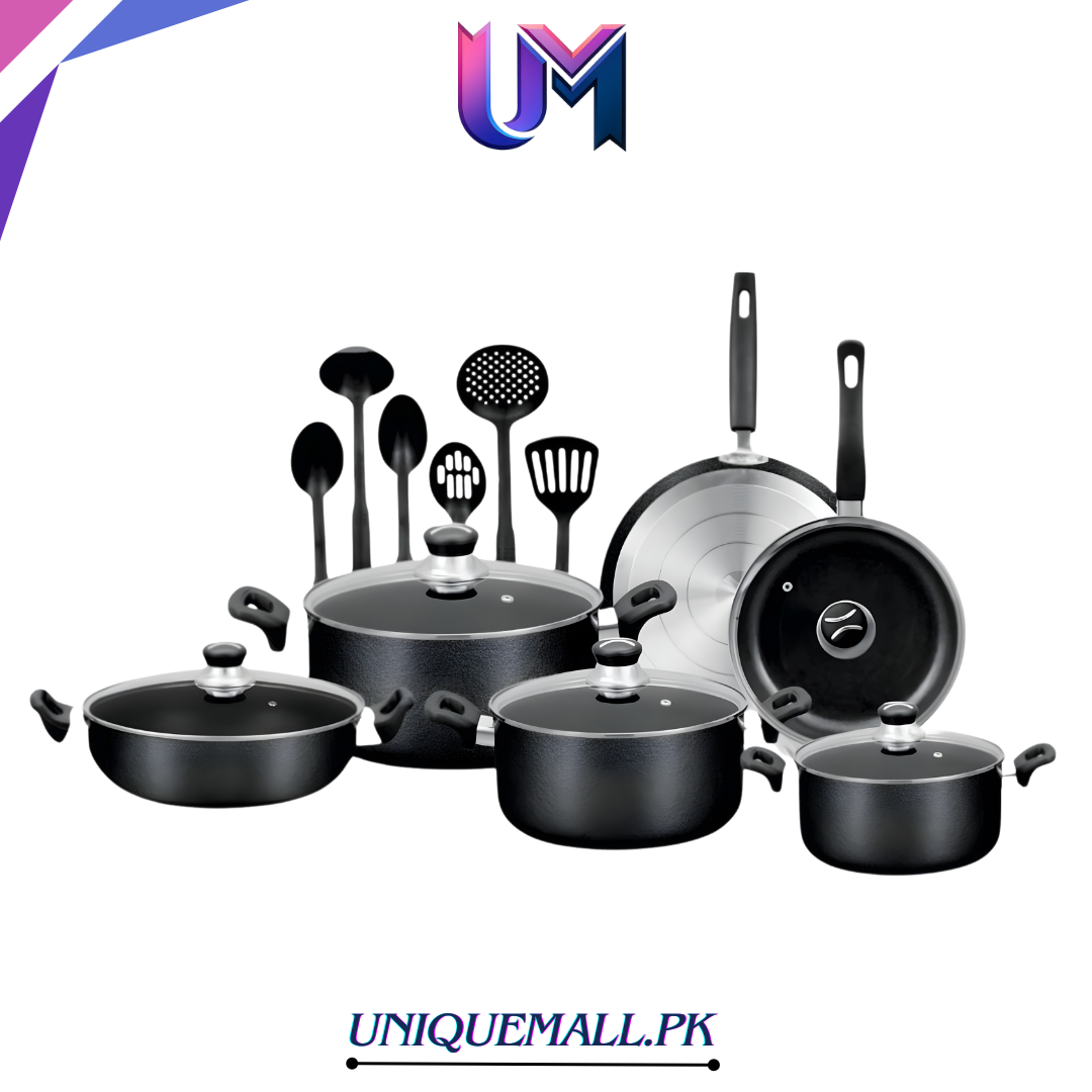 Sonex Victoria Non-Stick Cookware Gift Set 17 Pcs