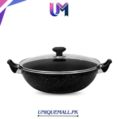 Sonex Induction Non-Stick Cooking Wok with Glass Lid