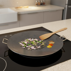 Mega Iron Tawa 51 cm – Heavy-Duty Large Size