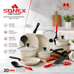SONEX Eden Plus 20-Piece Gift Pack White Colour –Die-Cast