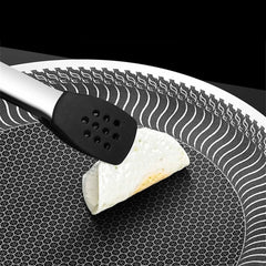 German Honeycomb Laser Coated Tawa – Stainless Steel | Folding Wooden Handle Single Laser