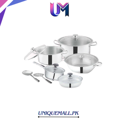 Sonex Mega Super 12-Pc Stainless Steel Cookware Gift Pack