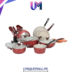 AR Glory 19pcs Non stick Set (RED)