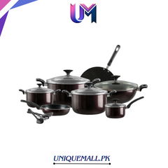 XELENT Crystal Marble Coated 18pcs Gift set (MEHROON)