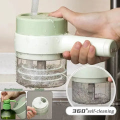 Vegetable Cutter Set Portable Wireless Chopper