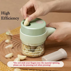 Vegetable Cutter Set Portable Wireless Chopper