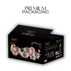 XELENT Jumbo Marble Coated 19pcs Gift set (MUSTARD)