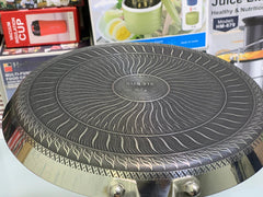 German Honeycomb Laser Coating Pizza Pan – Double-Sided Hot Plate Stainless Steel