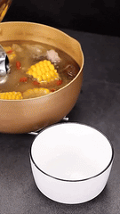 Stainless Steel Oil Separator Spoon – Long Handle Soup Strainer & Fat Skimming Ladle for Cooking - Kingbazar.pk