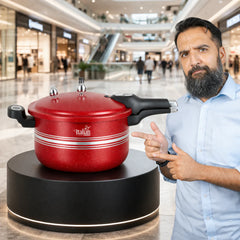 Non Stick Pressure Cooker Marble Coating Recommend by AZAD Chaiwala
