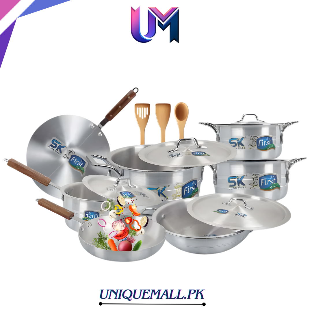 SK 15 Pieces Aluminium Sparkle Gift Pack| Metal Finish