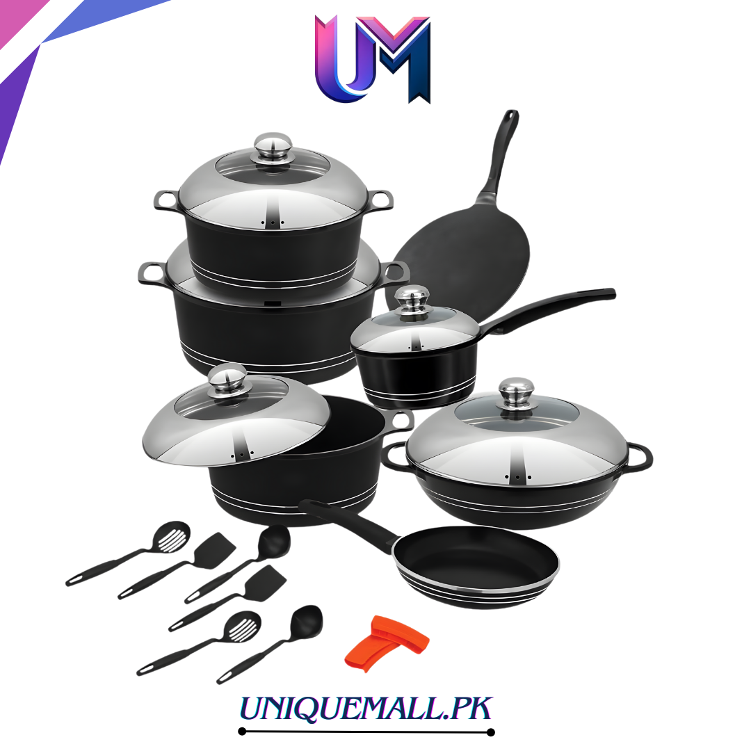 Sonex Italia 20-Pcs Die-Cast Non-Stick Cookware Set