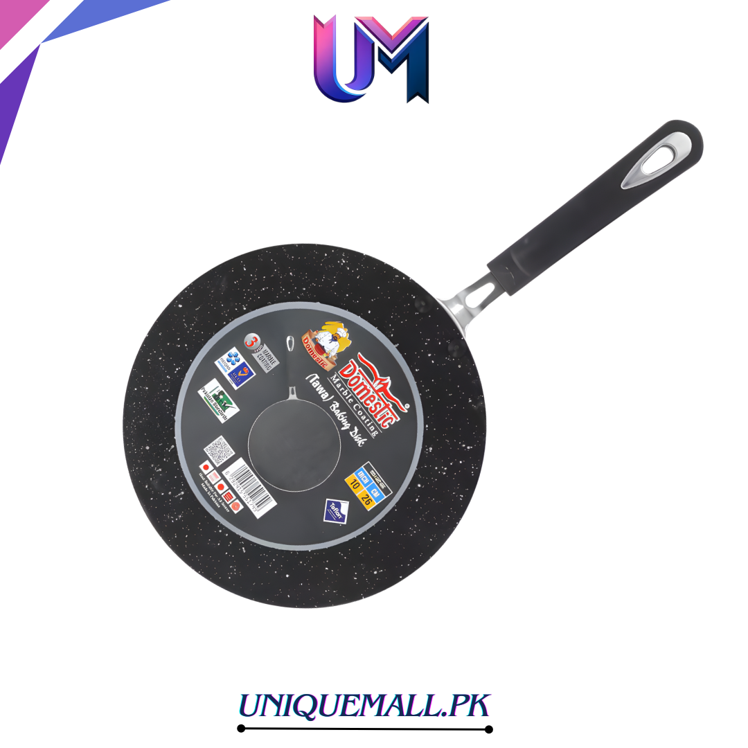 Domestic Marble Finish Heavy Non-Stick Tawa